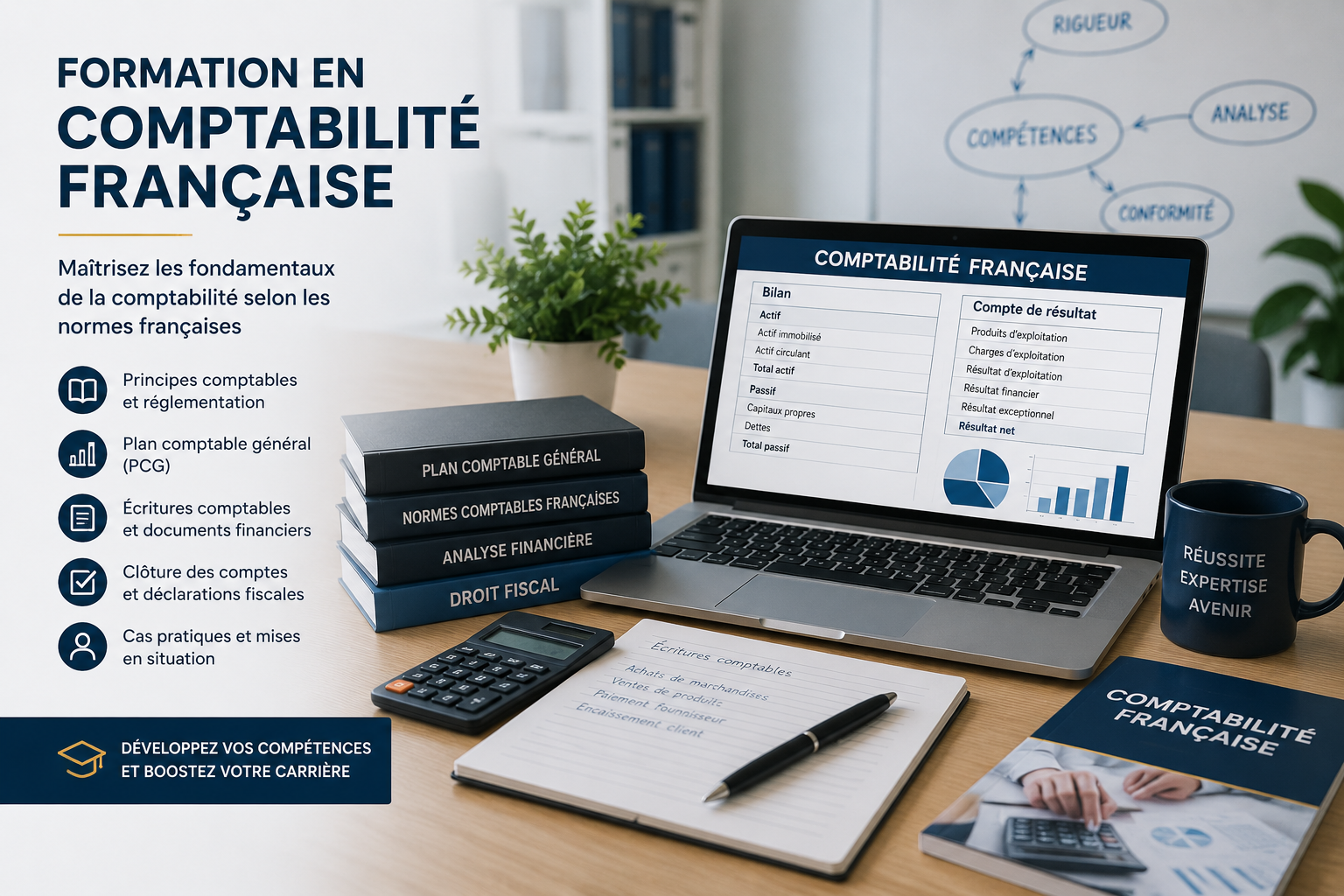 Formation en comptabilité française — votre parcours